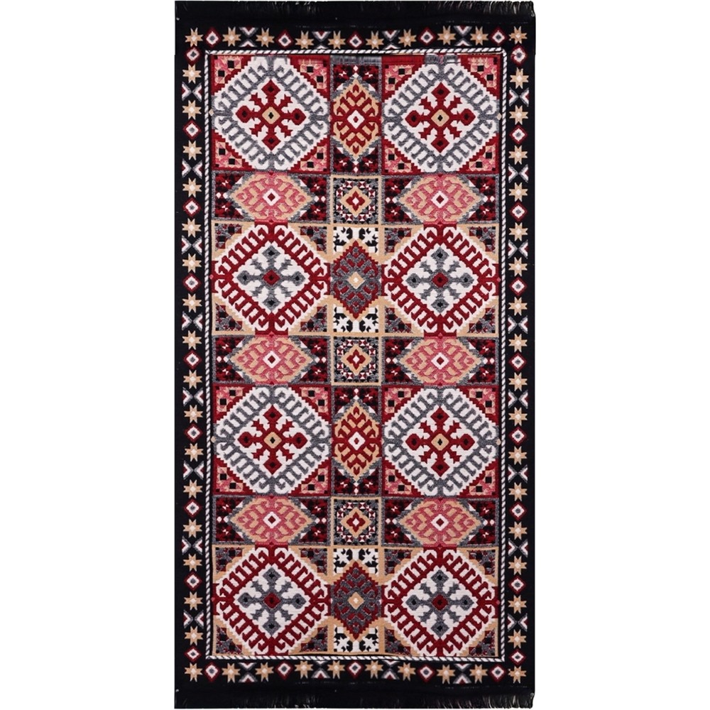 Bigghome Kilim, Makinede Yıkanabilir, Modern Desenli, 120*180 cm , SA25EU