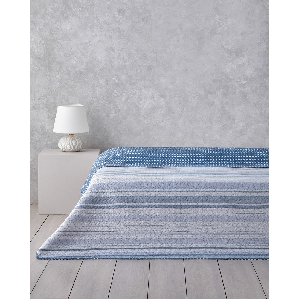 English Home Contemporary Chic Çift Kişilik Çok Amaçlı Örtü 200x220 cm Lacivert