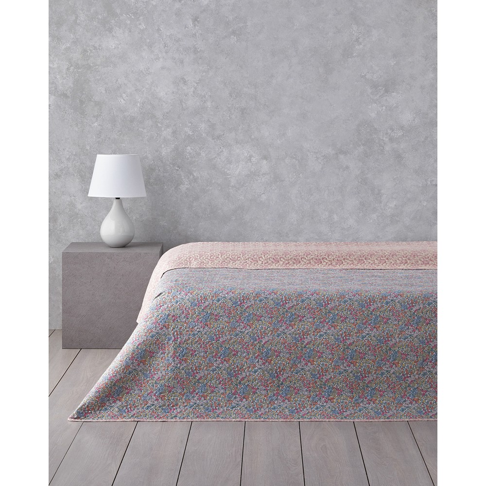 English Home Floral Serenade Tek Kişilik Çok Amaçlı Örtü 160x220 cm Pembe
