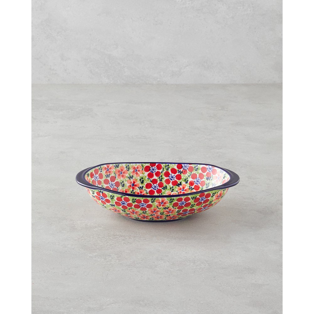 English Home Botanic Stoneware Kayık Tabak 25 cm Renkli