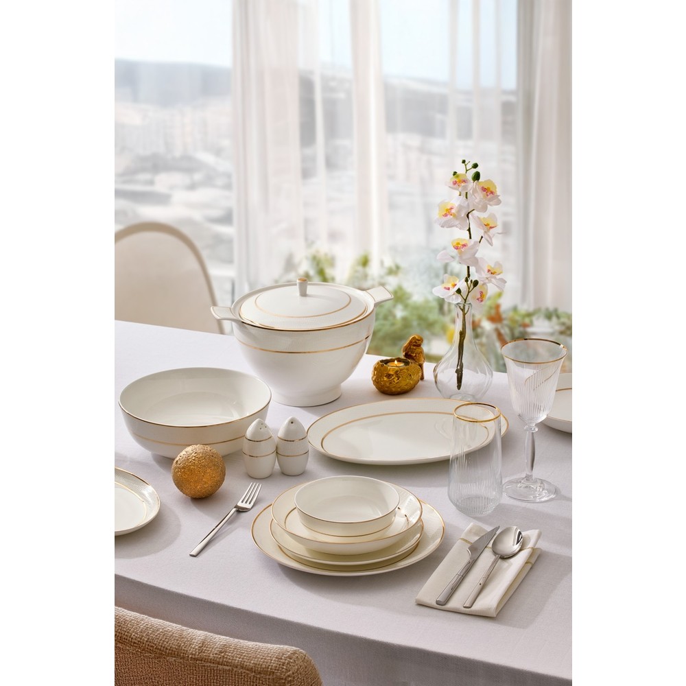 Aryıldız Glamour 60 Parça Porselen Yemek Takımı AR259788