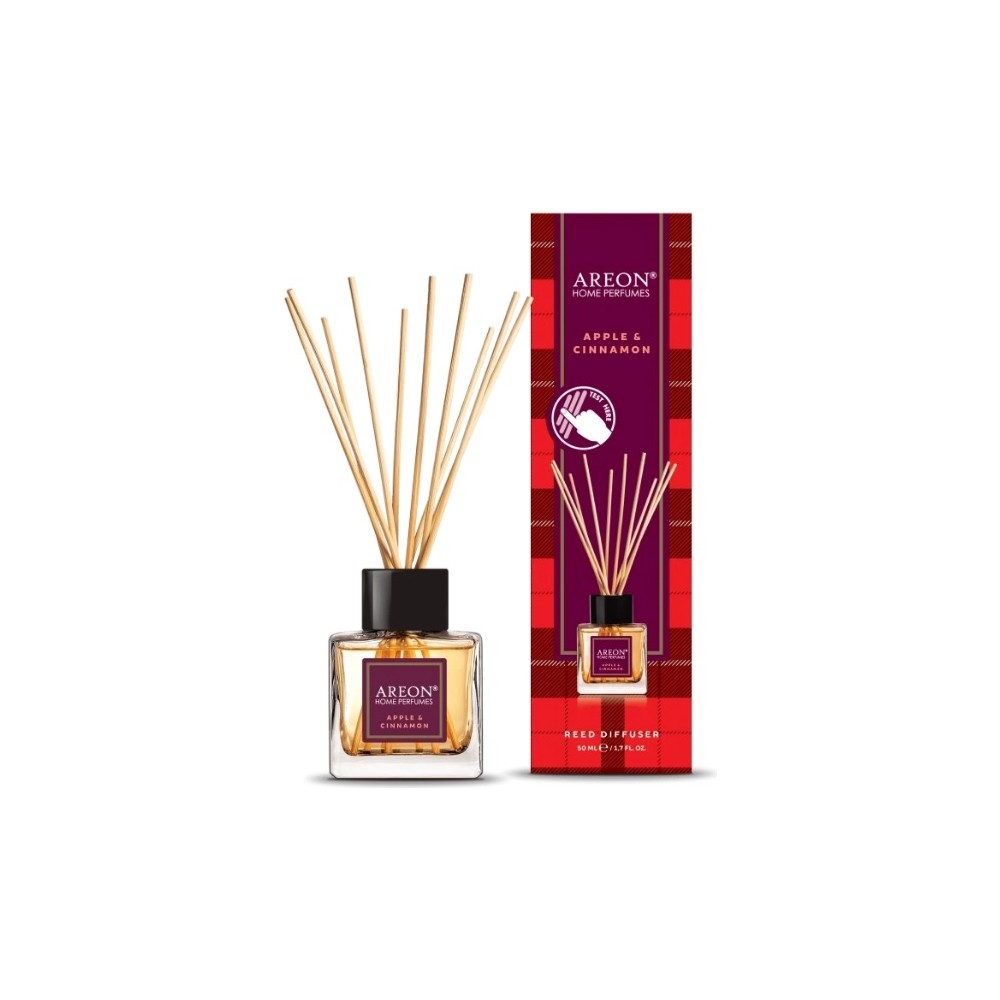 Areon Tartan Apple Cinnamon 50 ml Bambu Çubuklu Oda Kokusu