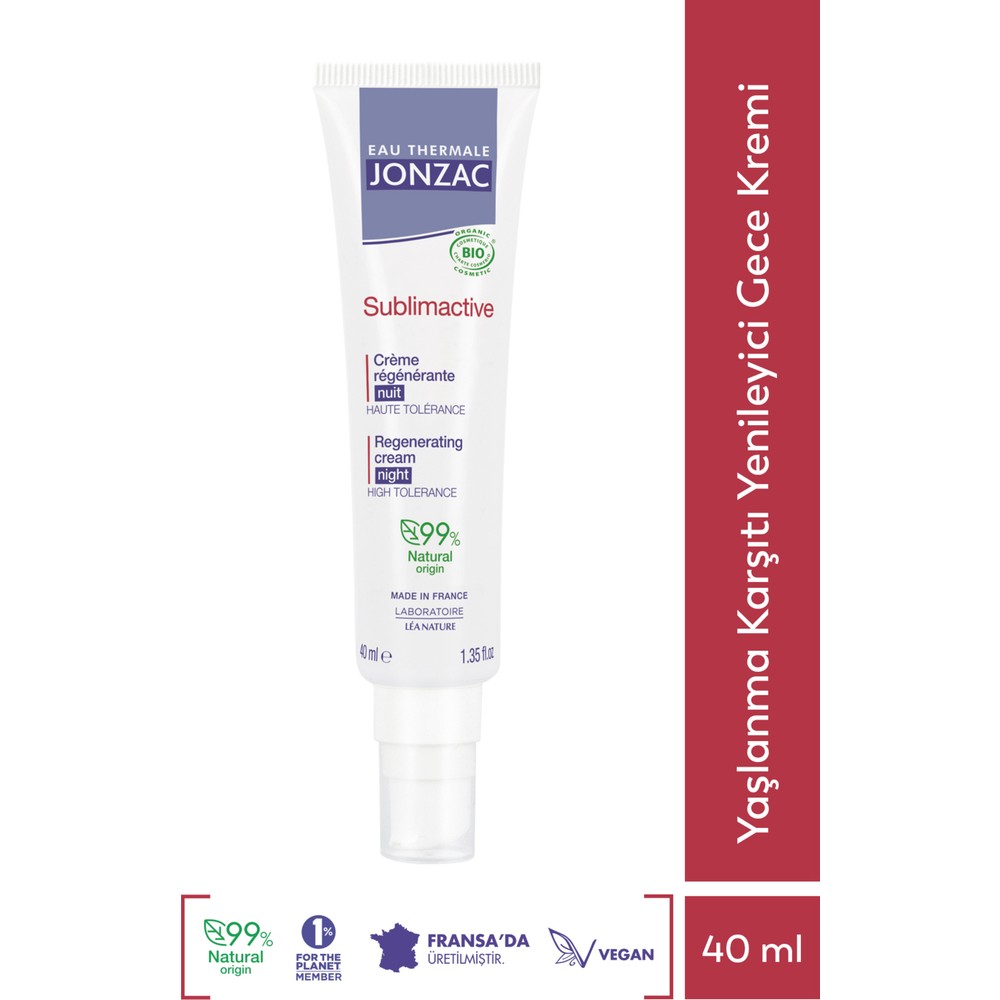 Jonzac Eau Thermale Jonzac Sublimactive Yenileyici Gece Kremi 40 ml