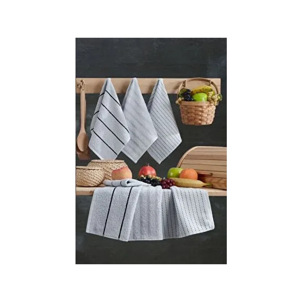 Seher 6'lı Mutfak ve El&yüz Havlu Seti 30X50 cm