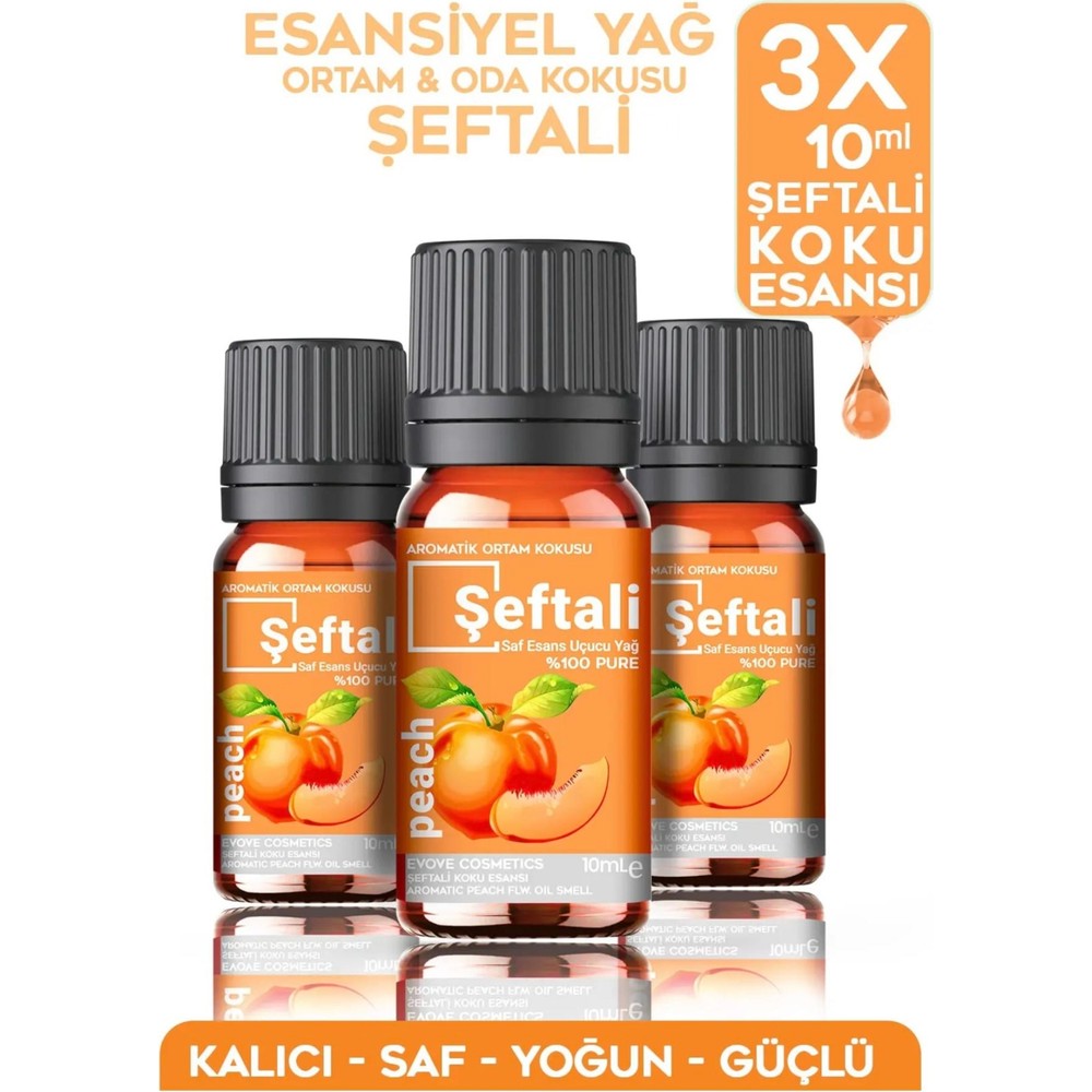 Şeftali Çiçeği Esansiyel Yağ 10ML %100 Saf & Doğal Ortam Oda Kokusu Uçucu Koku Esansı