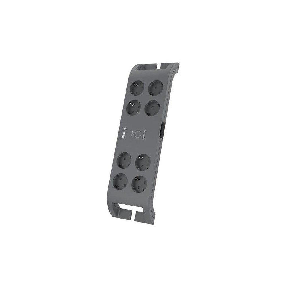 PHILIPS 8-li SPN3180A/62 900 Joules Akım Koruma Prizi GRİ