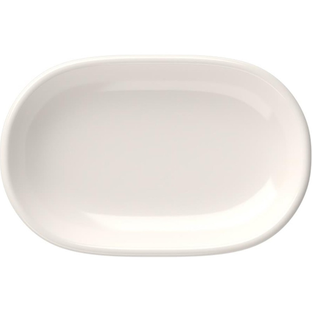 Tabak Evi Porselen Magnus Oval Kayık Tabak 18X11X2,50CM Tekli