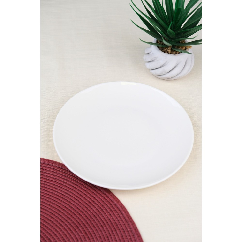 Tabak Evi Porselen Chic Servis Tabağı 24,50CM Tekli