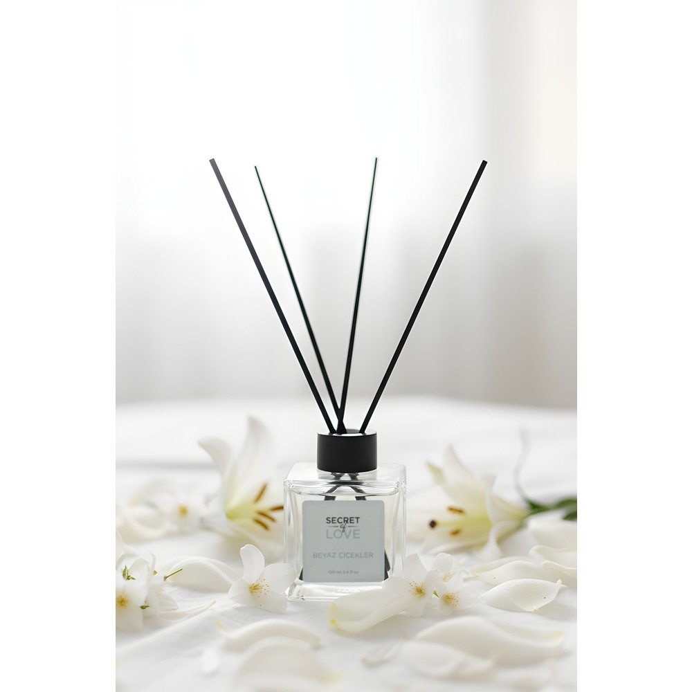 Secret of Love Beyaz Çiçekler Çubuklu Oda Kokusu 100 ml