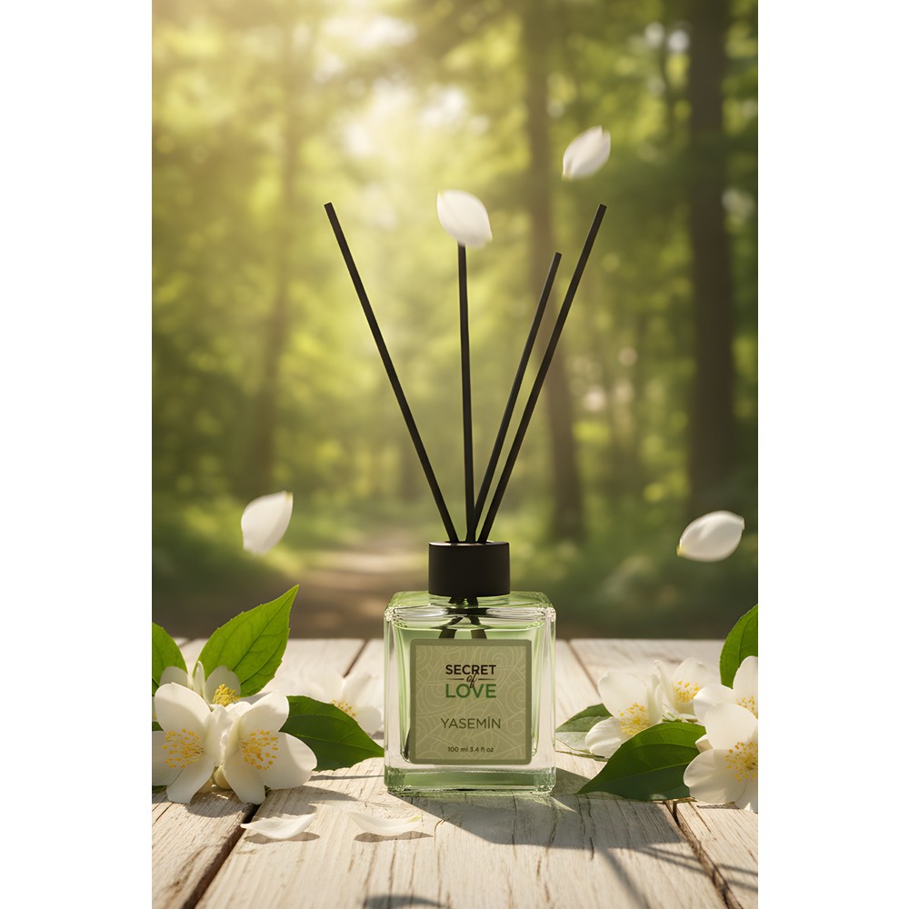 Secret of Love Çubuklu Oda Kokusu Yasemin 100 ml Hafif ve Ferahlatıcı Koku