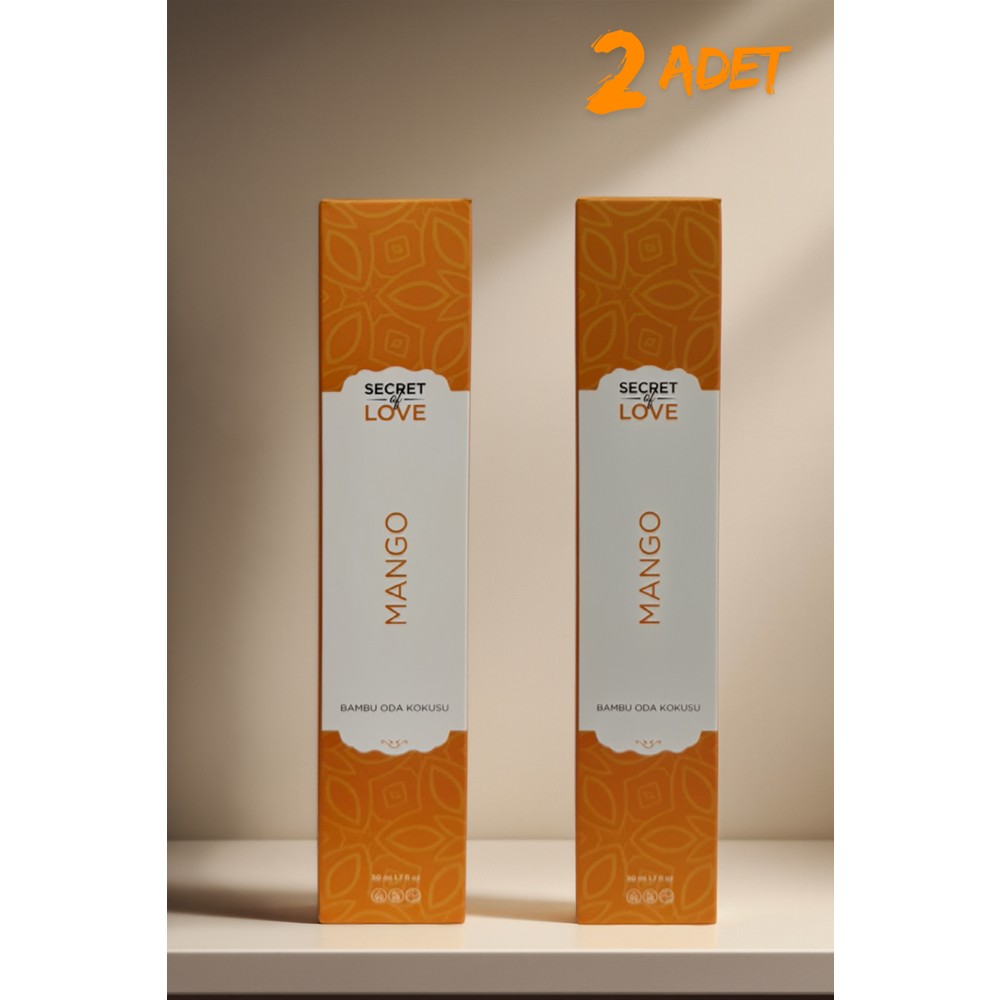Secret of Love 2'li Oda Kokusu Çubuklu Mango 50 ml