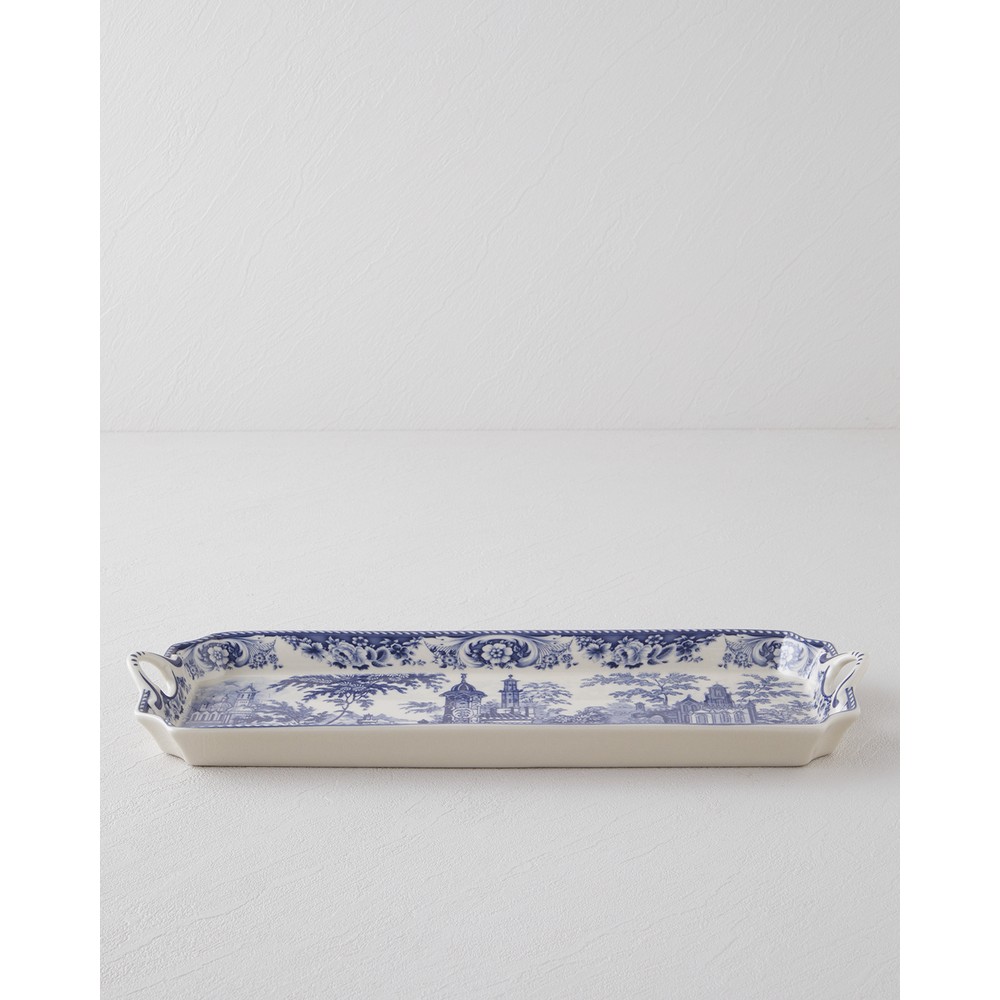 English Home Preston Stoneware Kayık Tabak 38 cm Bordo