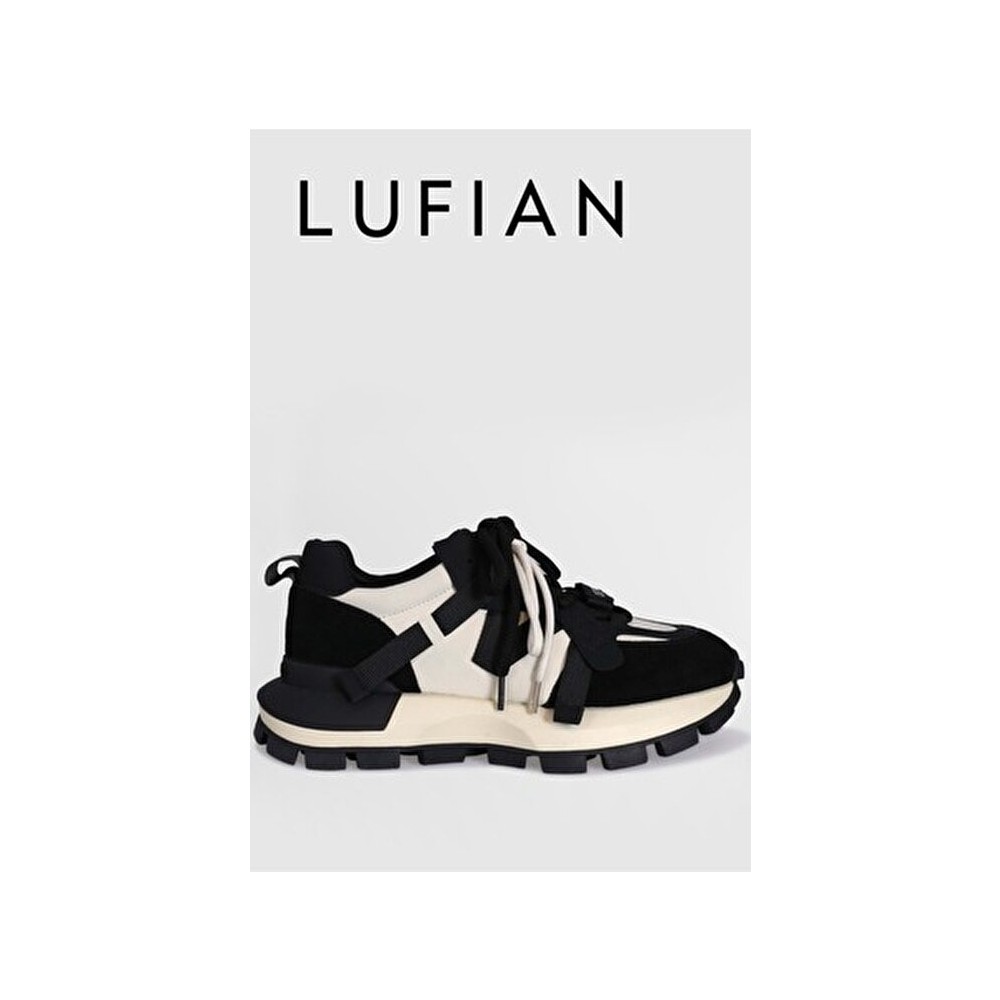 Lufian Unisex Yoko Sneaker Ayakkabı Siyah Nefes Alabilir Yapı ile Koşu ve Yürüyüş İçin İdeal
