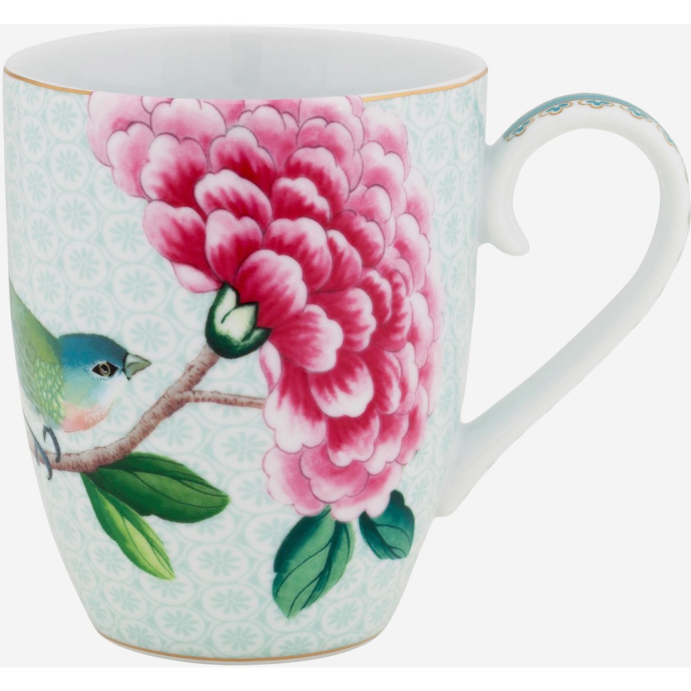 Pip Studio Blushing Birds Haki Porselen Kupa 350 ml
