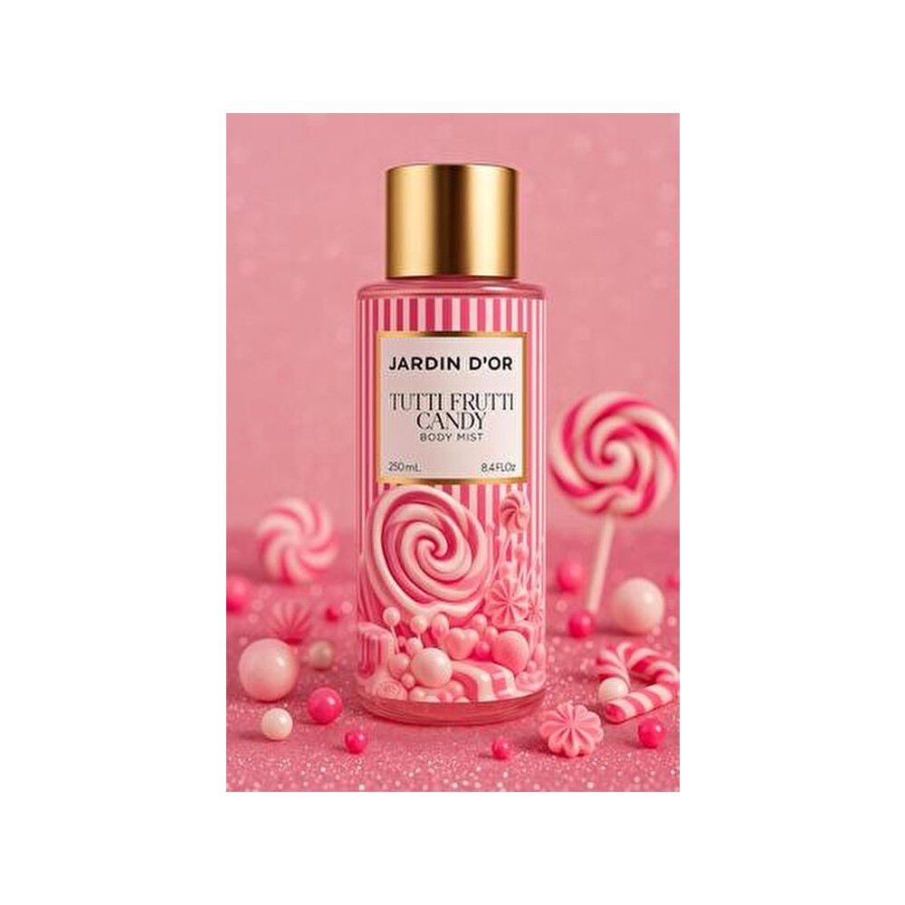 Jardin D'or Tuttı Fruttı Candy Vücut Spreyi 250 ml Şekerli Koku Kullanıma Uygun