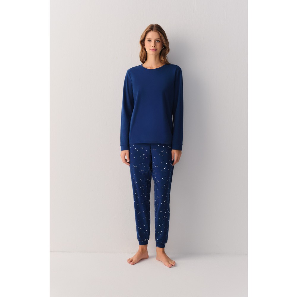 Suwen Dreaming Stars Pamuklu Pijama Takımı