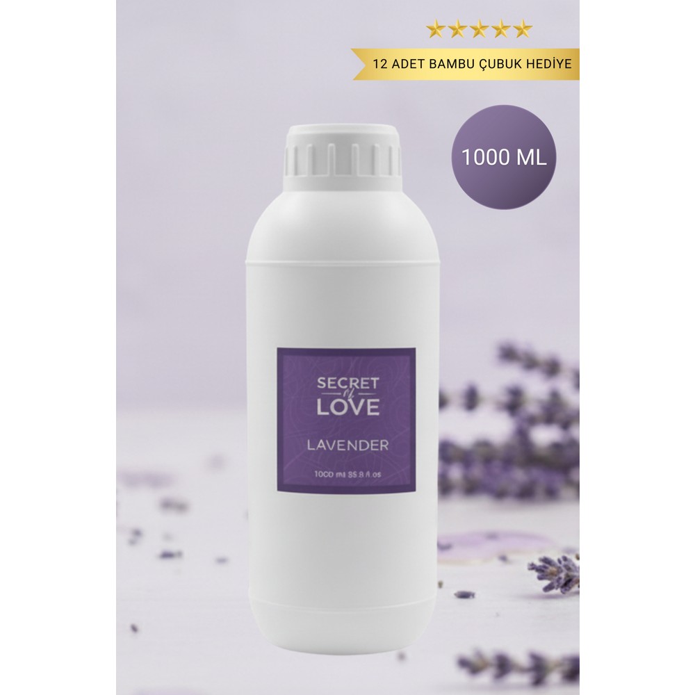 Premium 1 Litre Lavander Oda Kokusu, Oto/araç Kokusu, Oto Parfüm Çok Amaçlı Kullanım