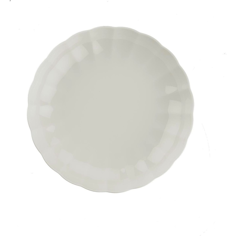 Kütahya Porselen Bone Luz Krem Çukur Tabak 20CM Tekli