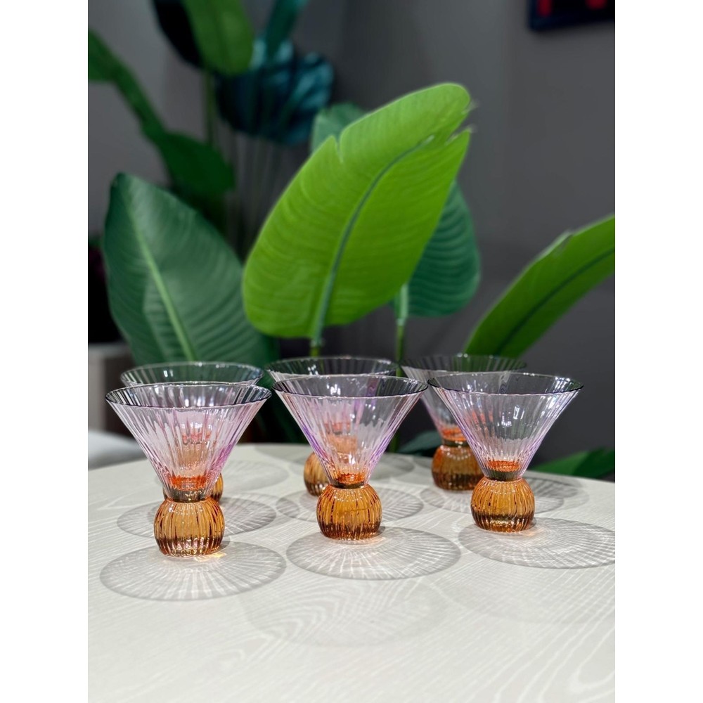 Roykıng Royking Konik Cup Bardak Füme -Kahve   Kokteyl Kase Su Bardağı YV-499