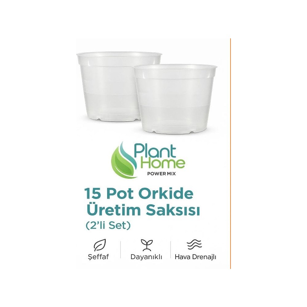15 Pot Orkide Üretim Saksısı - 2 Adet