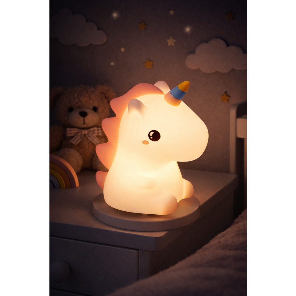 MYSTYLE Dekoratif LED Sevimli Unicorn Un-29 Gece Lambası