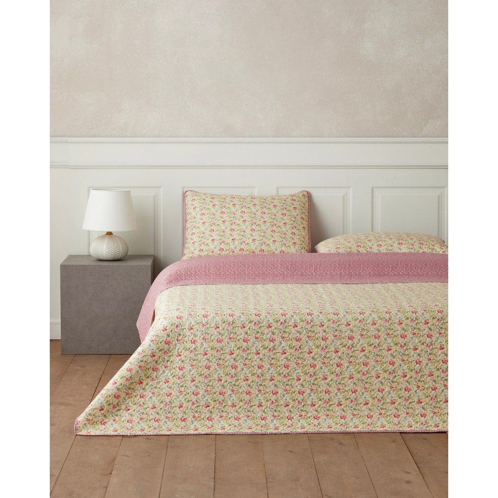English Home Scarlet Bloom  Çift Kişilik Yatak Örtüsü Takımı 200x220 cm Kırmızı