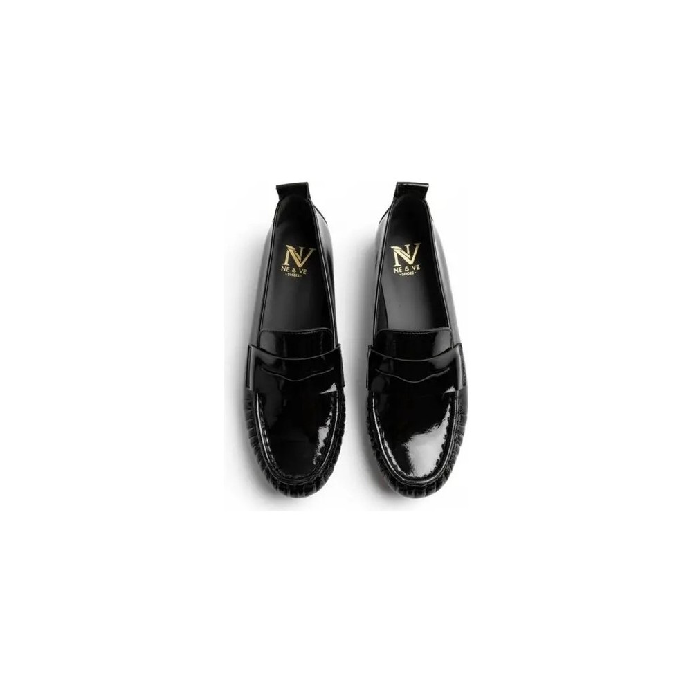 Ne&Ve Shoes Rugan Deri Astarsız Esnek Kadın Günlük Şık ve Rahat Loafer