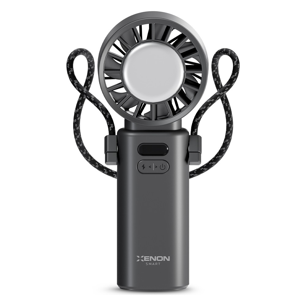 Xenon Smart El Vantilatörü | Peltier Soğutma, 100 Kademe, 3600mAh, 8300 RPM, USB-C, Askılı (Pembe-X6111)