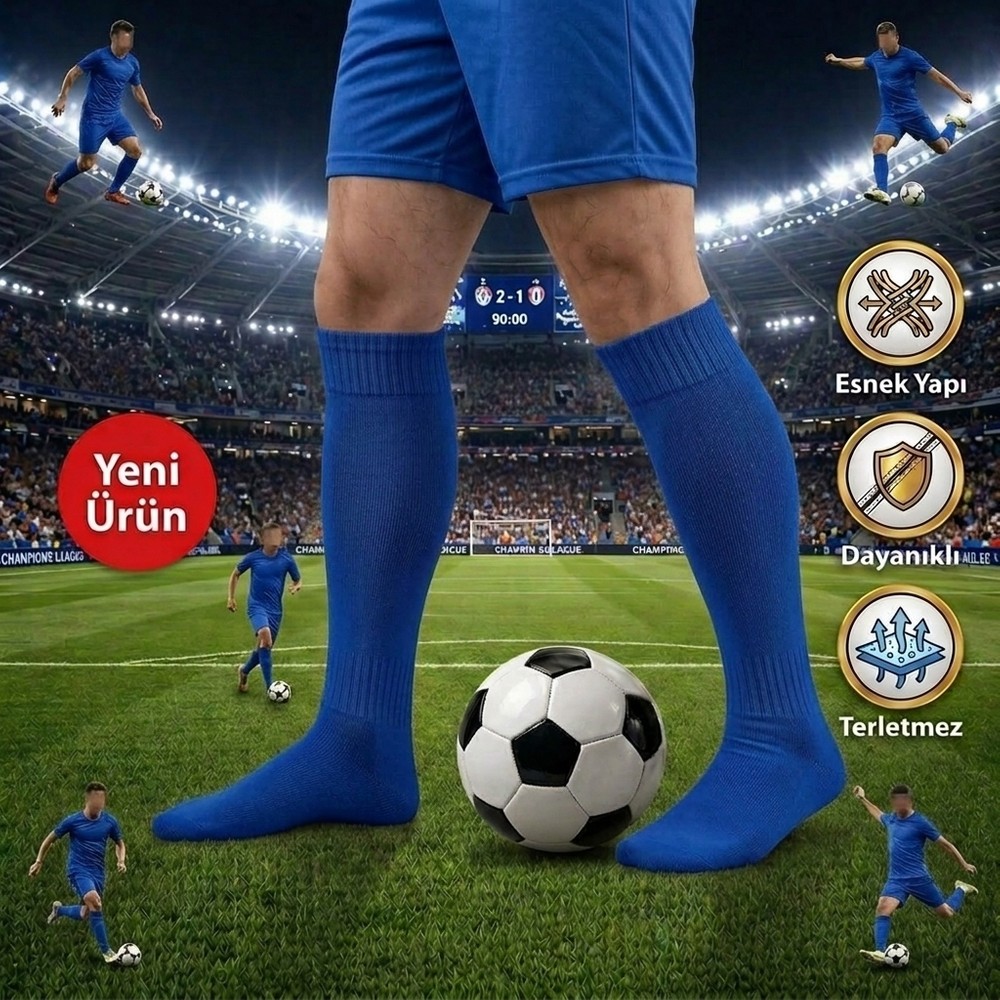 Bs Beyaz Shoes Futbol Çorabı Futbol Tozluk Futbol Halısaha Çorap Konç Halı Saha Çorabı Futbol Çorabı