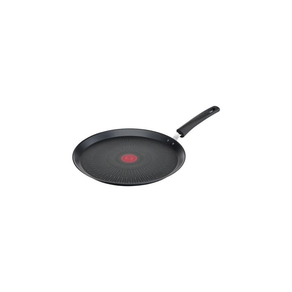 Tefal Krep Tavası 25 cm Titanyum Kaplama Siyah İndüksiyon Tabanlı Tek Parça