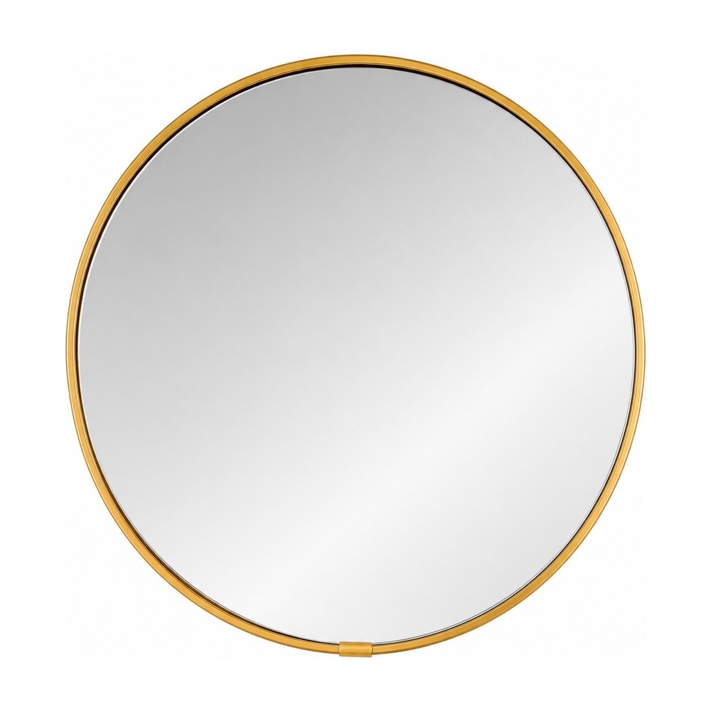 Aşkana Gold Çerçeveli Dekoratif Duvar Aynası, 30 Cm, Gold Asma Ipli Modern Salon Banyo Antre Makyaj Aynası