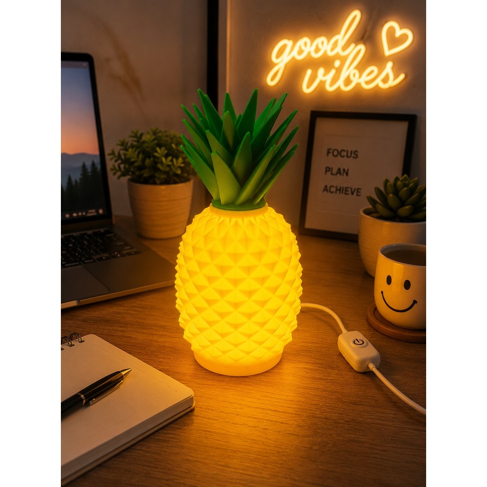 B&B 3D Ananas Dekoratif Masa Lambası