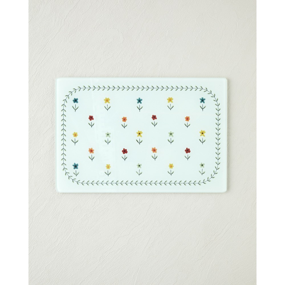 English Home Arnie Cam Kesme Tahtası 20X30 cm Renkli