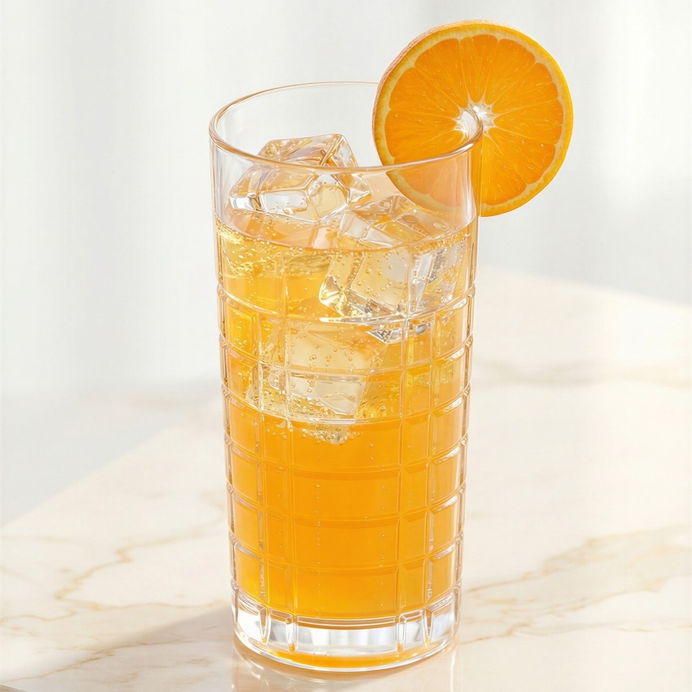Lav Brit Cam Meşrubat Bardağı 4'lü 356 ml (Kokteyl/Soğuk Kahve/Smoothie/Milkshake Bardağı )