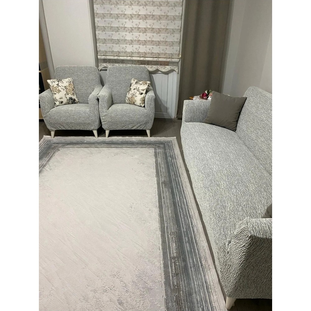 Arife Home Yüksek Kaliteli Koltuk Örtüsü Takımı | 3311 | Jakar Kumaş Lastikli Esnek Yıkanabilir Çekyat Kanepe Kılıfı 4 Parça |sofa Cover