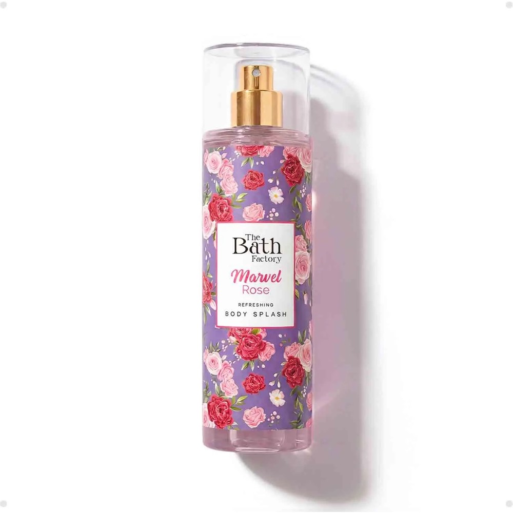 The Bath Factory Marvel Rose Vücut Spreyi 200 ml Tüm Cilt Tipleri İçin Ferahlatıcı Koku