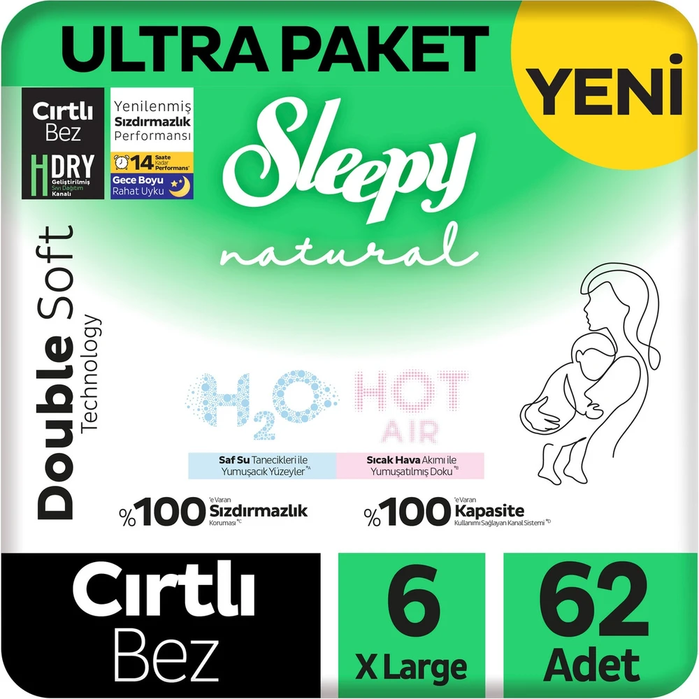 Sleepy Double Soft Natural Ultra Paket