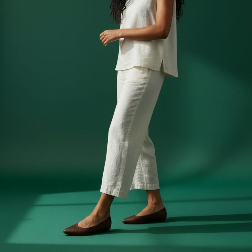 Ne&Ve Shoes Kahve Süet Kare Burunlu Tokalı Kadın Kare Burunlu Babet