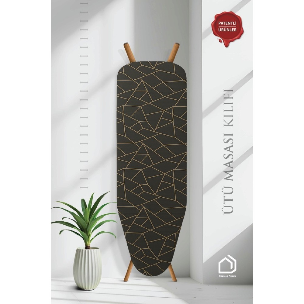 Devecioğlu MM004 Ütü Masası Kılıfı 43X130 cm – Özel Keçeli, 230°C Isıya Dayanıklı Pamuklu Bez