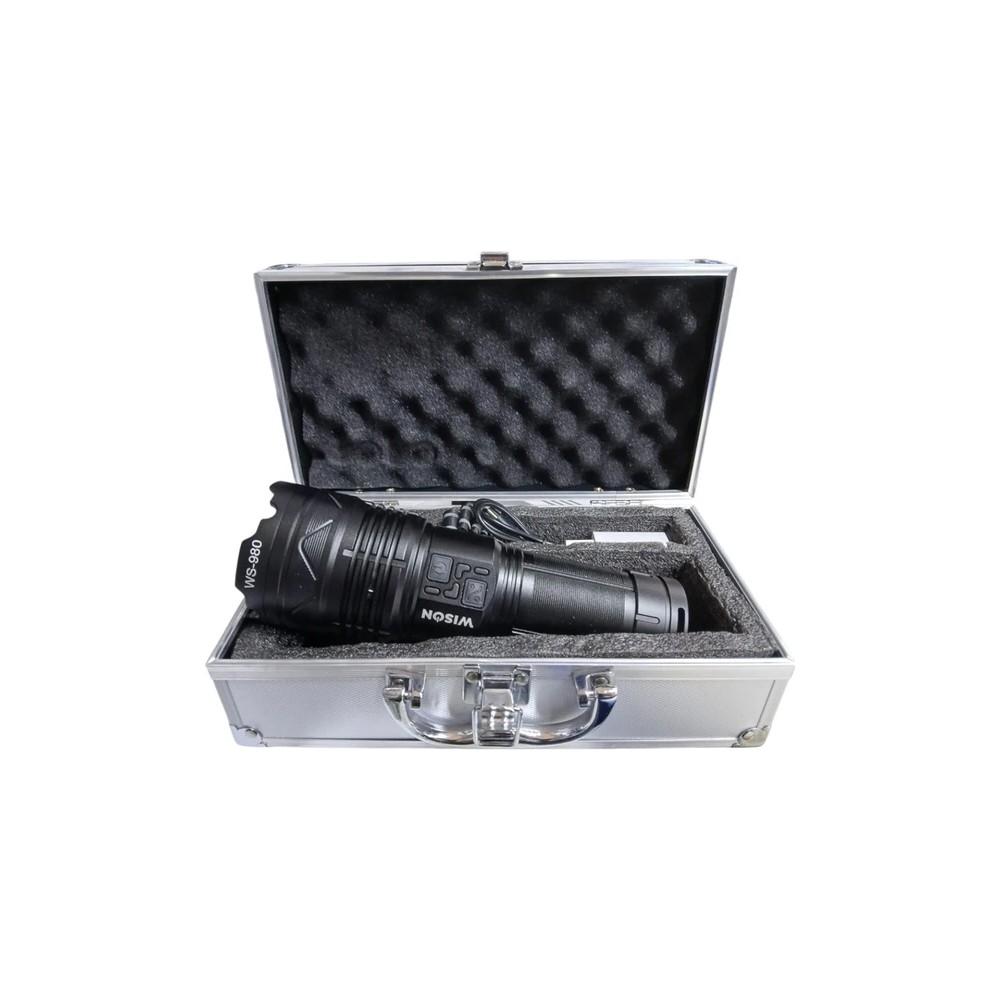 Wison Şarj Edilebilir Profesyonel Avcı El Feneri 70 Watt 7000L WS-980
