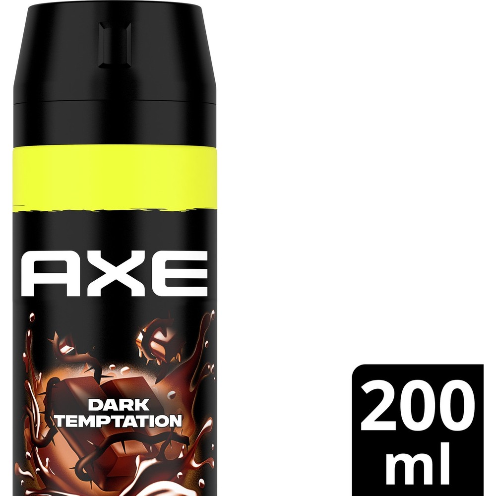 Axe Erkek Sprey Deodorant Dark Temptation XL 48 Saat Etkileyici Koku 200 ml