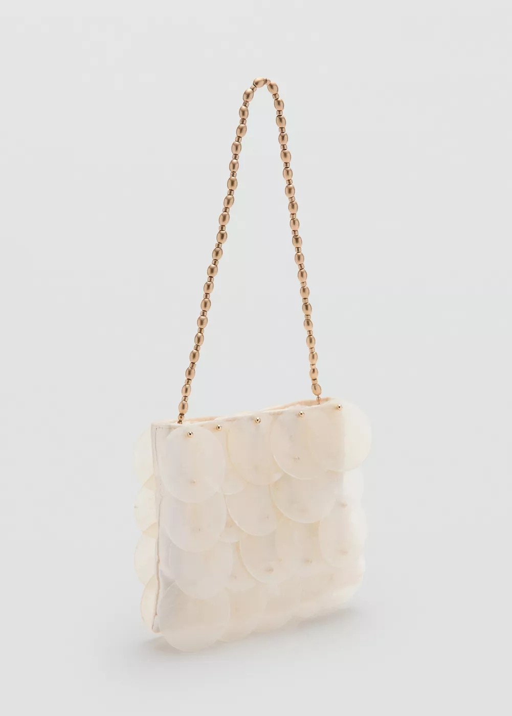 Mango Deniz Kabuğu Clutch Çanta