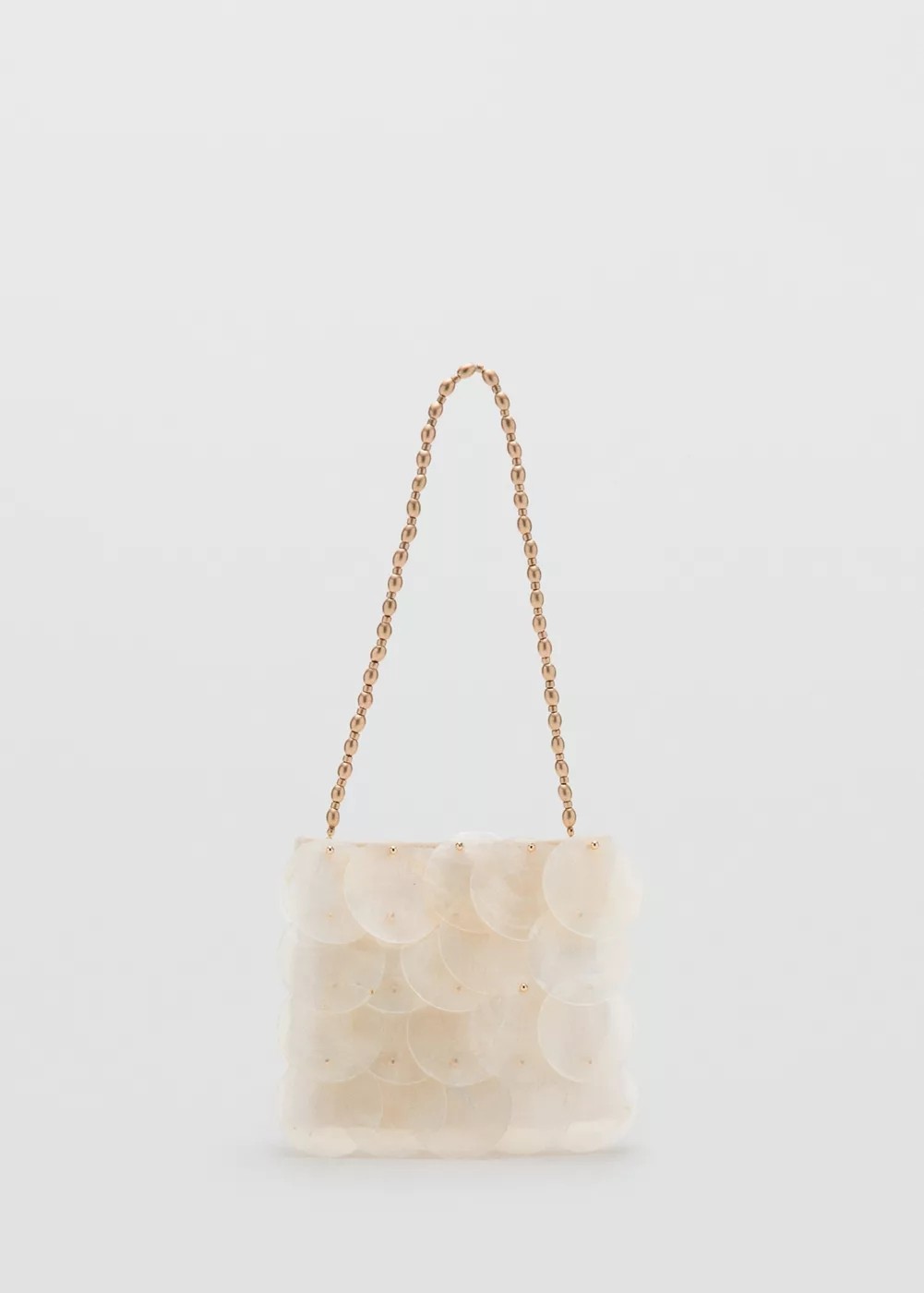 Mango Deniz Kabuğu Clutch Çanta görsel 2