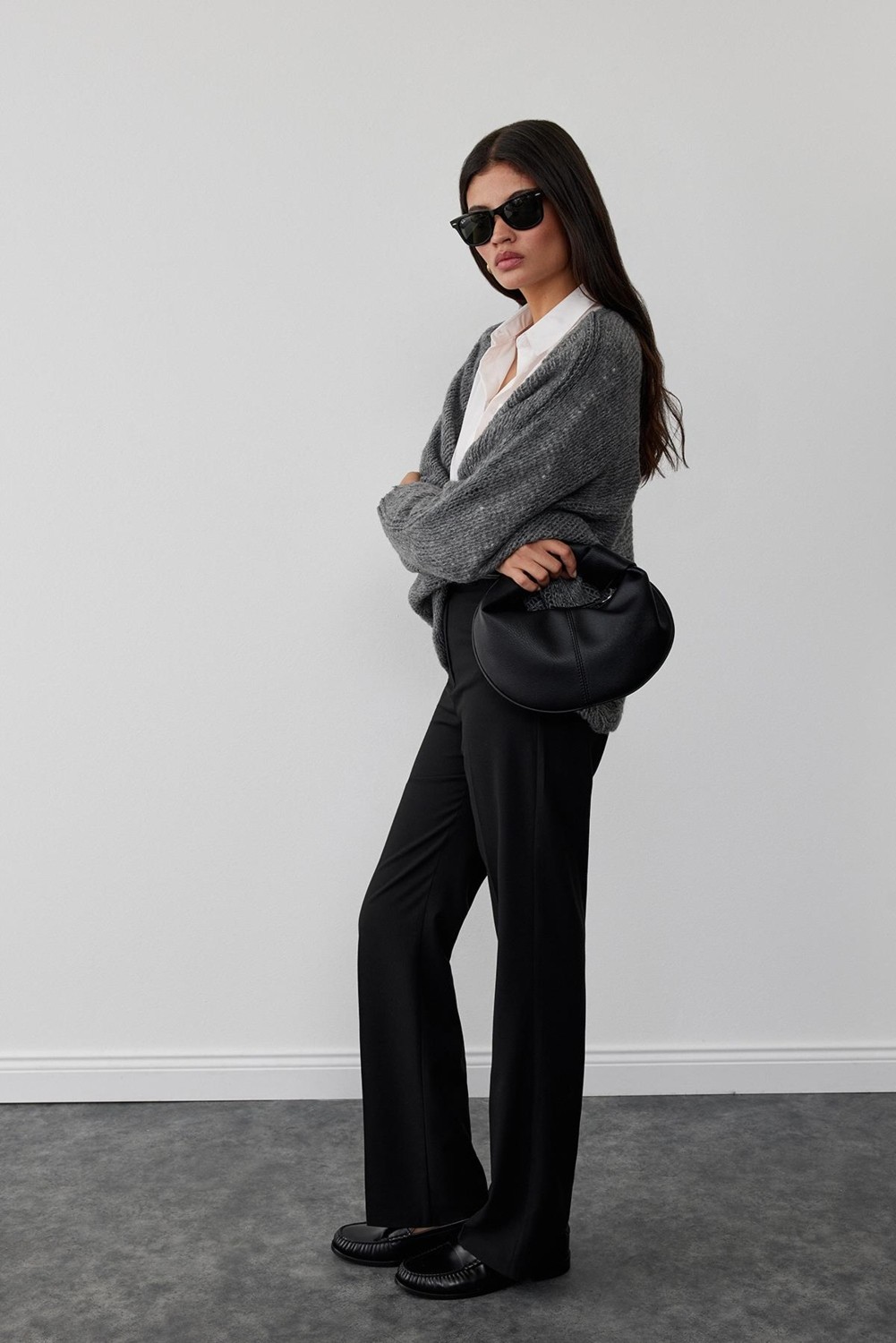 Suud Collection Siyah Mini Bowl Bag görsel 2