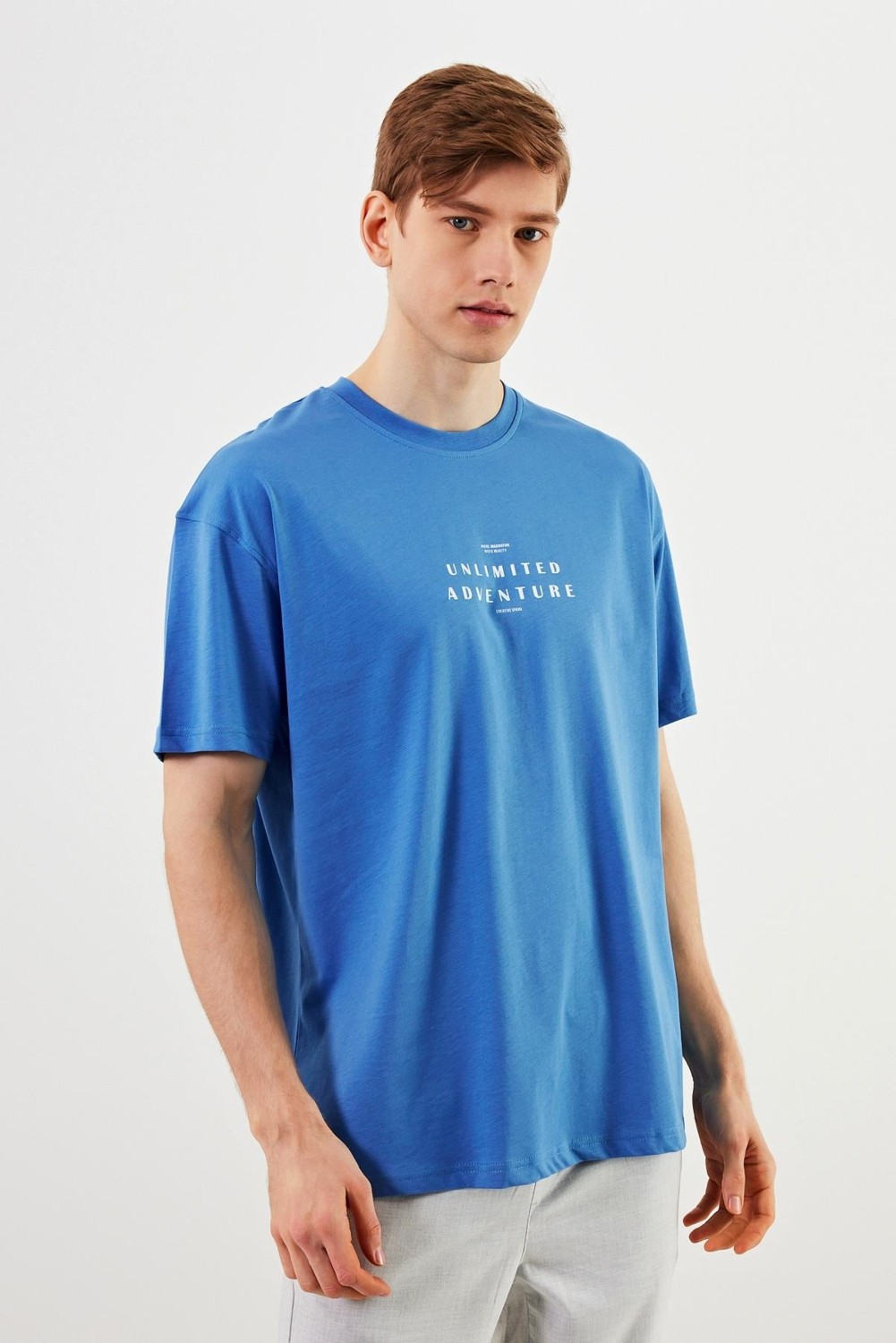 Mmetalic Leo Erkek Oversize T-Shirt görsel 2
