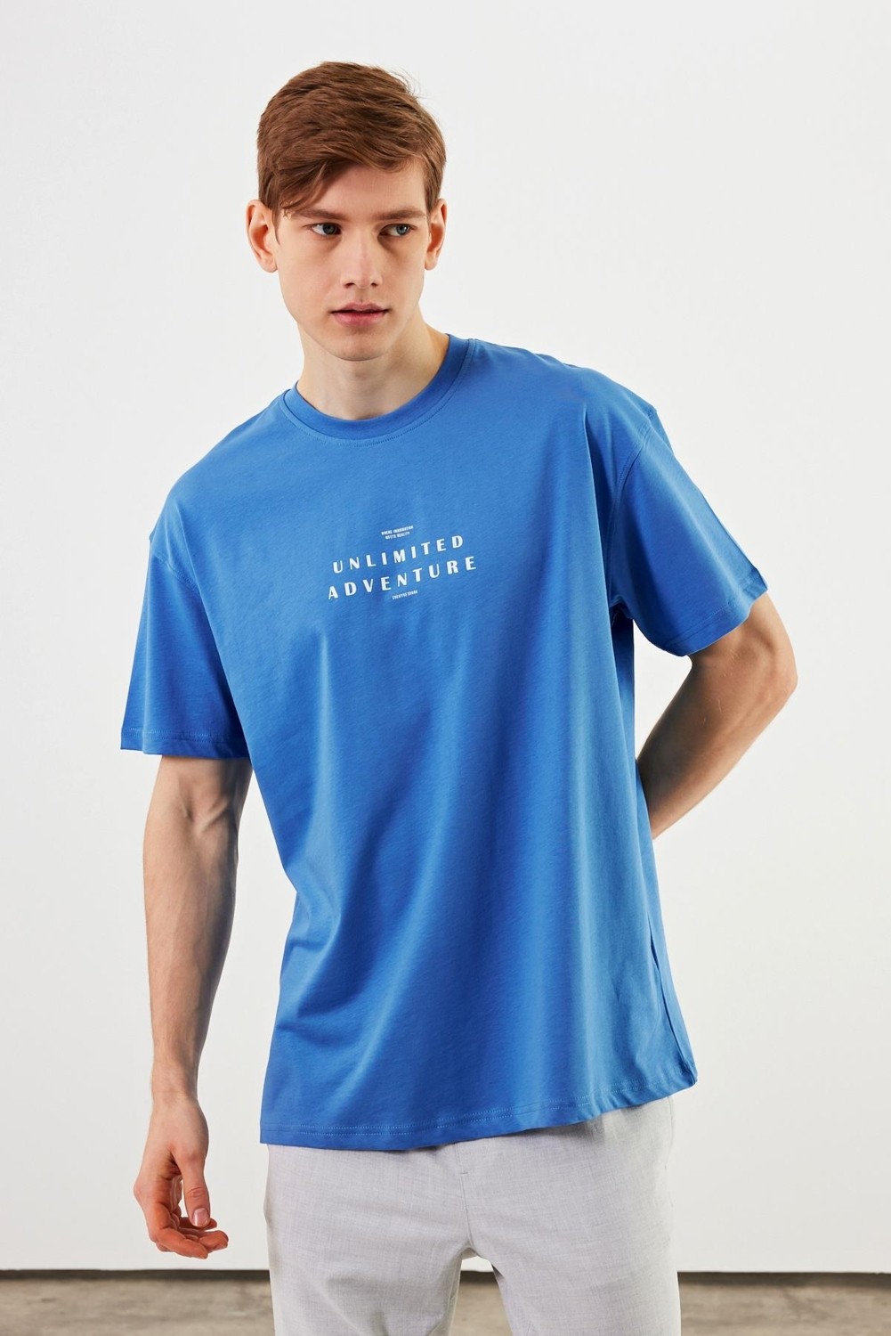 Mmetalic Leo Erkek Oversize T-Shirt görsel 3