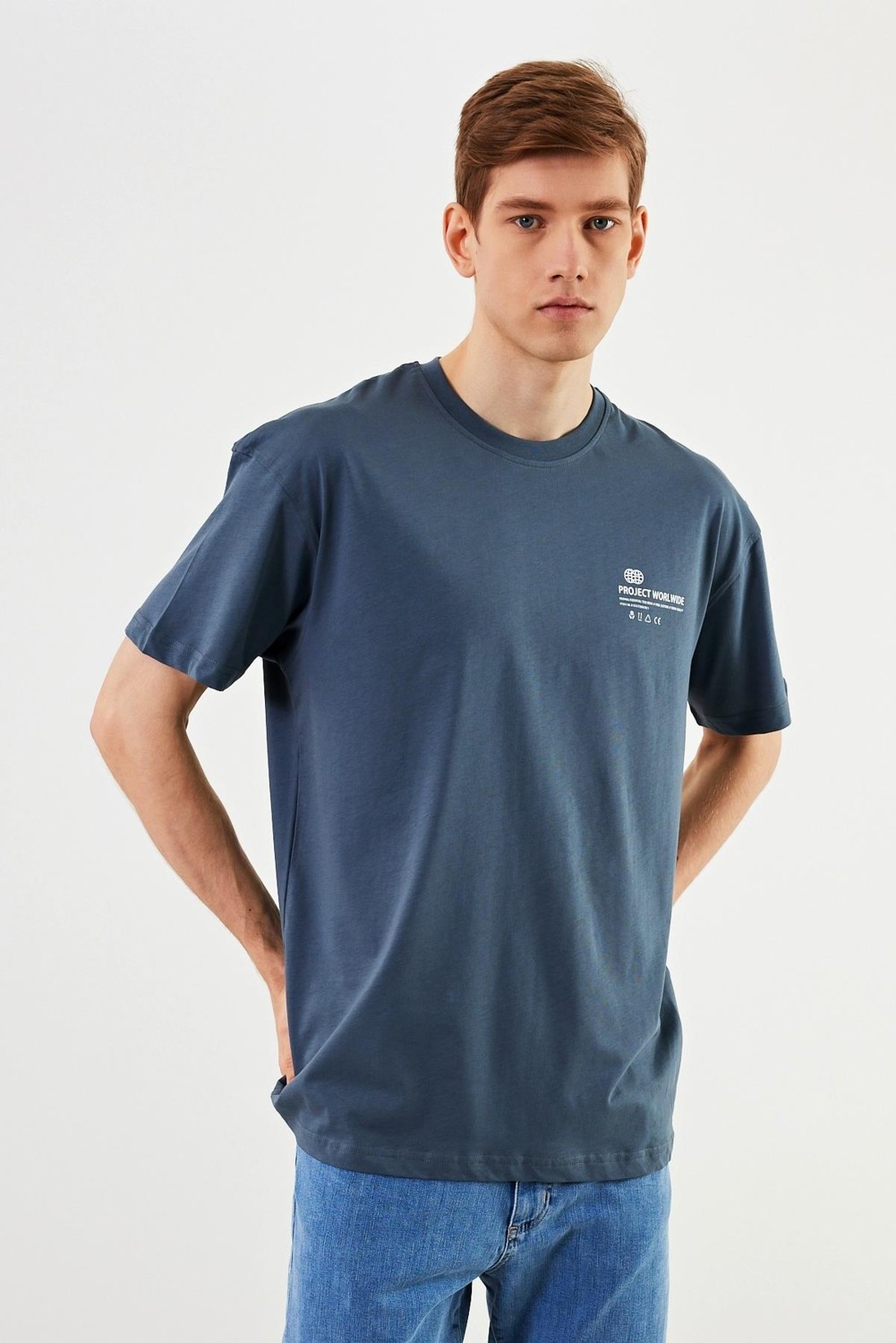 Mmetalic Leo Erkek Oversize T-Shirt görsel 7