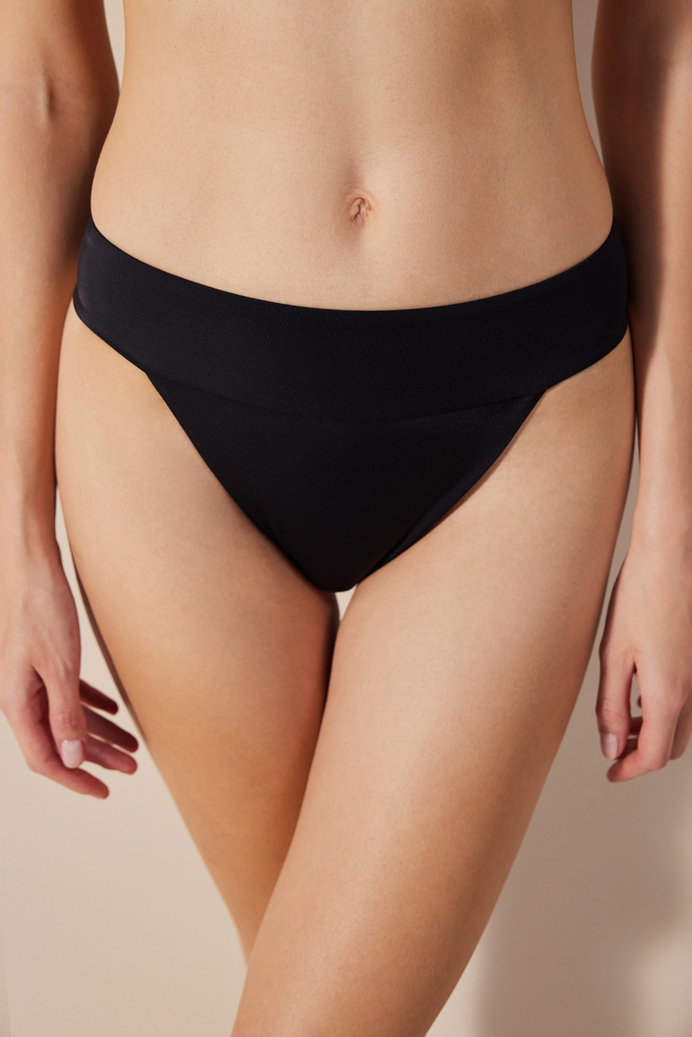 Penti Basic Belt Siyah Bikini Altı