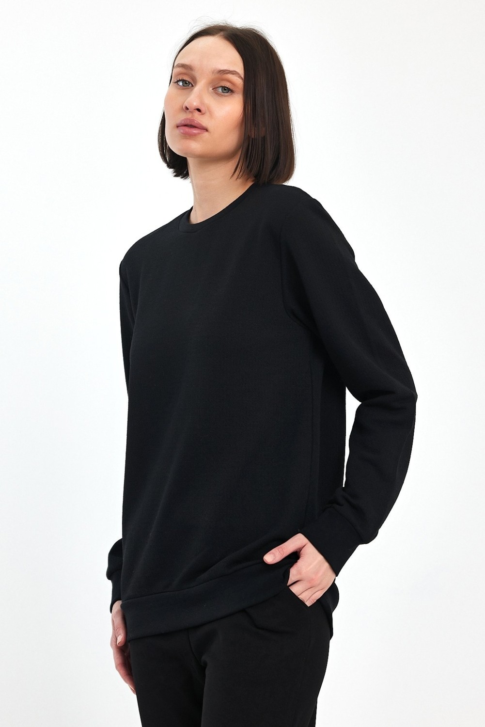 Odda Pike Bisiklet Yaka Sweatshirt görsel 5