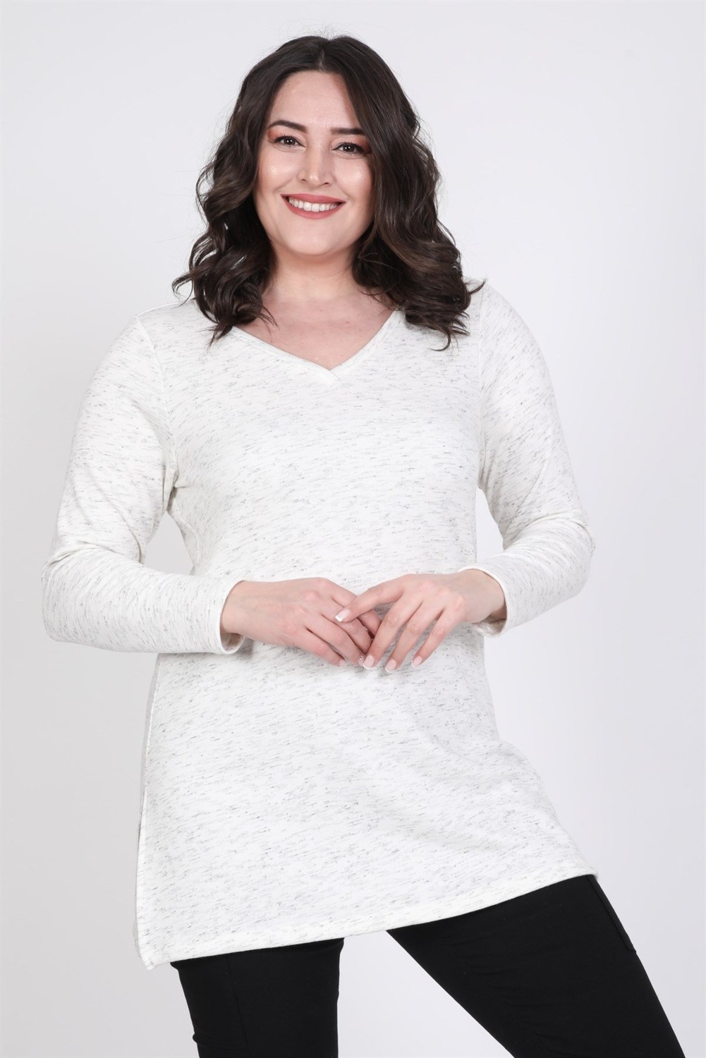 Myline V Yaka Yumoş Tunik